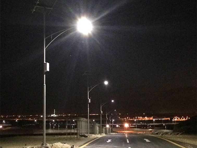 solar street light poles